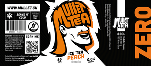 Mullet Tea Peach Zero- 12x bouteilles 33cl